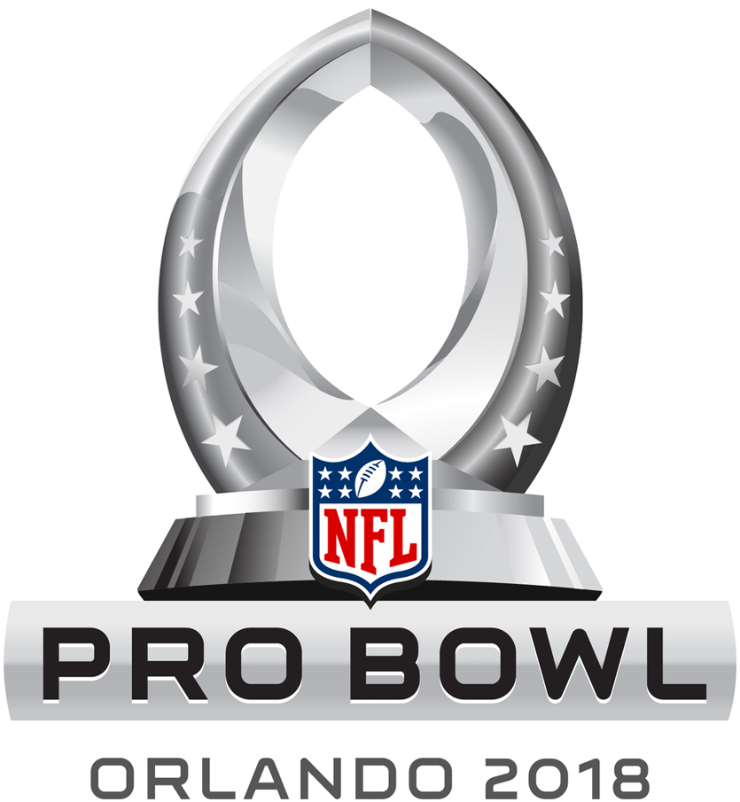 Pro Bowl 2018 Primary Logo iron on transfers for T-shirts